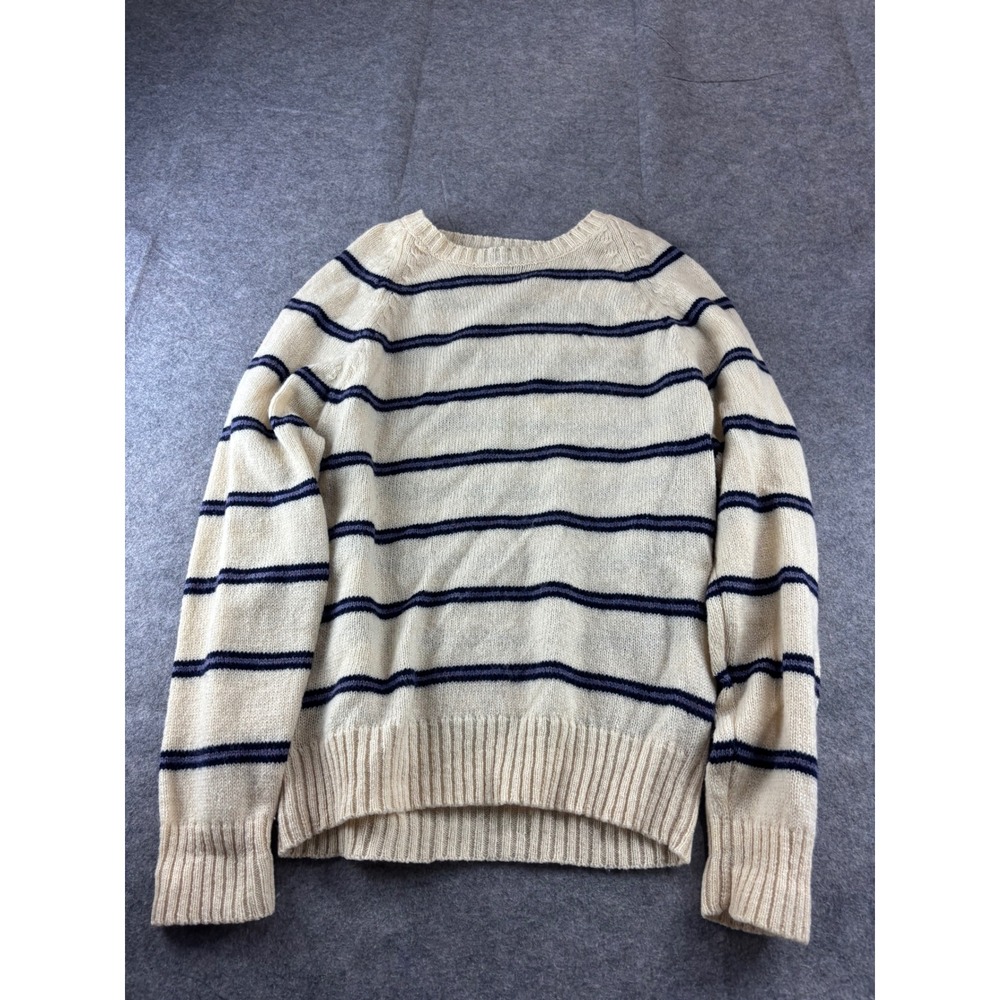 Kenneth Gordon New Orleans Avon Scottish Shetland Wool Striped Sweater Mens L
